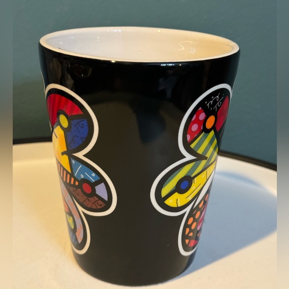 Romero BRITTO Colorful Butterfly Pop Art MUG 2009 - Picture 4 of 7